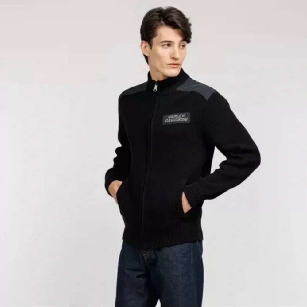 Harley-Davidson Men's Black Sweater - Picture 3 of 13